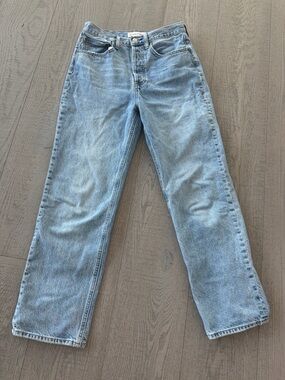 Denim Forum Men's Light Blue Straight Jeans